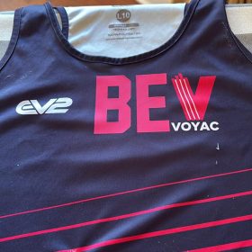 Beverley vest for London Marathon